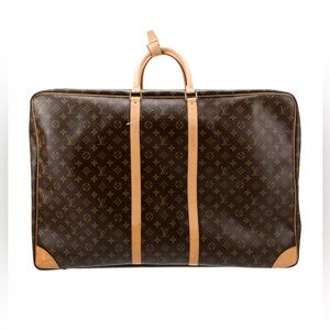 Louis Vuitton Monogram SIRIUS 70 Canvas Leather Luggage Zip Soft Suitcase